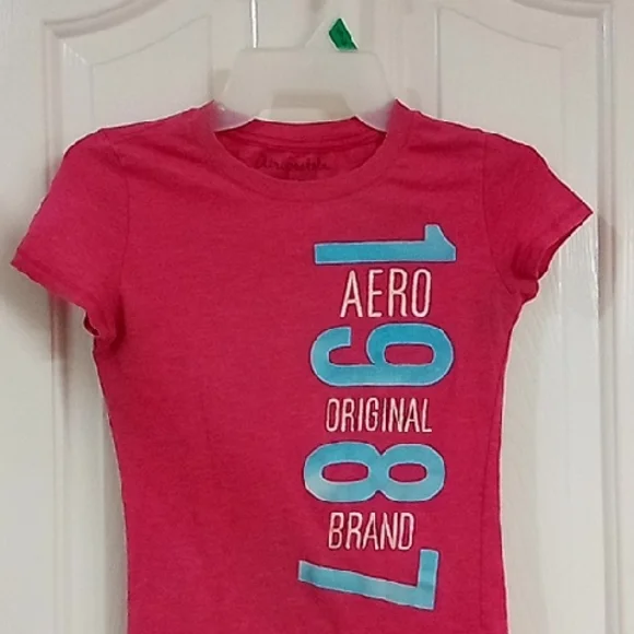 Aeropostale Pink Graphic Tee - Picture 2 of 6
